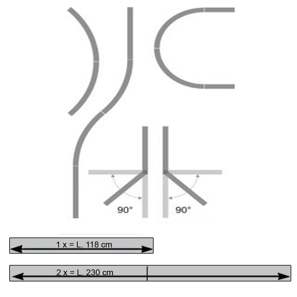 Graskant Cortenstaal 118 X 13 Cm 4 Graskant Cortenstaal 118 X 13 Cm - Afbeelding 4