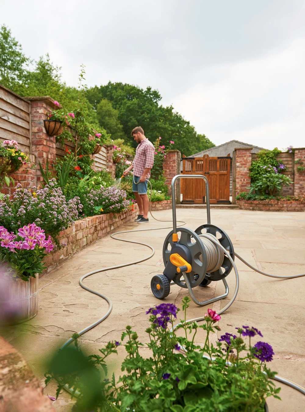 Hozelock Slangenwagen + 25 M Slang 2 Hozelock Slangenwagen + 25 M Slang - Afbeelding 2