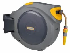 Hozelock Muurhaspel Incl. 40m Slang Auto Reel Grijs