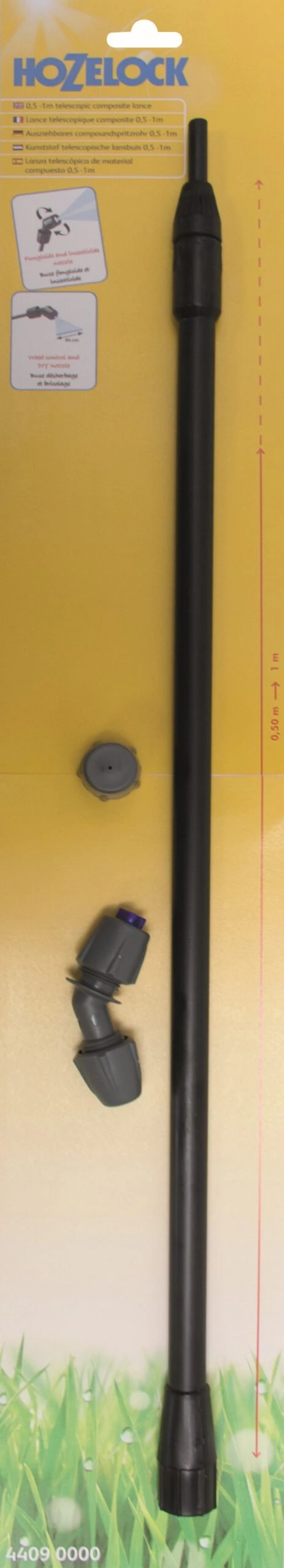Hozelock Telescopische Verlengbuis 1 Meter 1 Hozelock Telescopische Verlengbuis 1 Meter