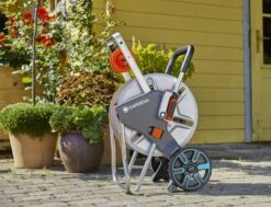 Gardena Metalen Slangenwagen Easy Set AquaRoll M Incl. 25m Slang -Haxo Winkel GA150 2337