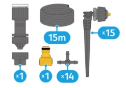 Hozelock Easy Drip Micro Druppelaar Startset -Haxo Winkel Hozelock universele micro druppelaar startset 3 1