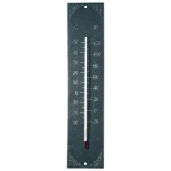 Esschert Thermometer Leisteen Klassiek