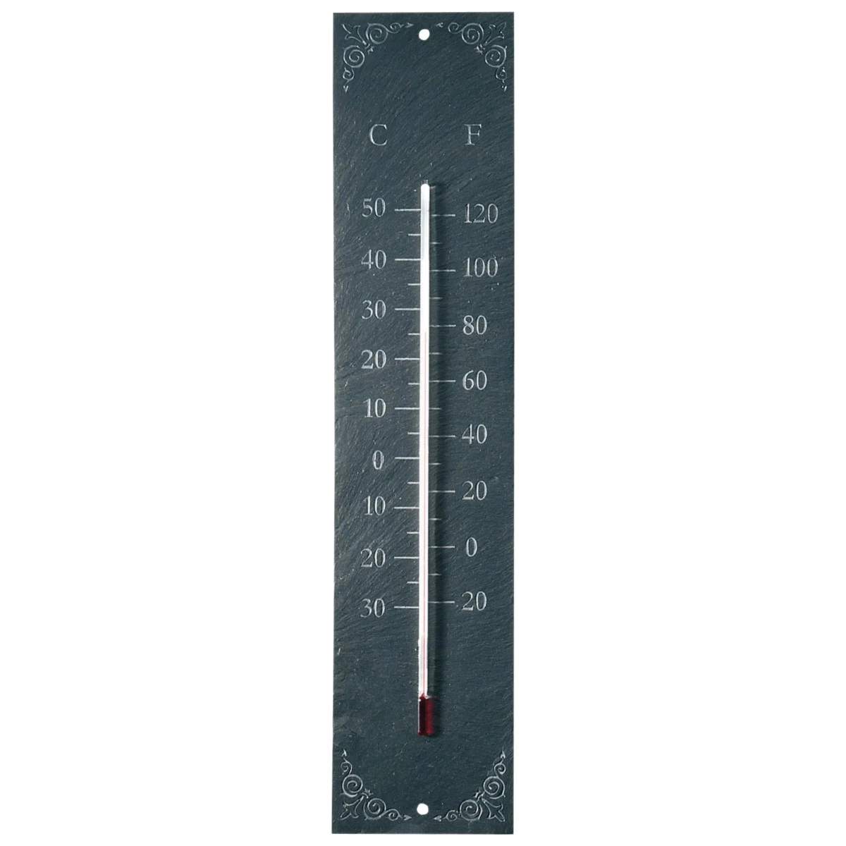Esschert Thermometer Leisteen Klassiek 1 Esschert Thermometer Leisteen Klassiek